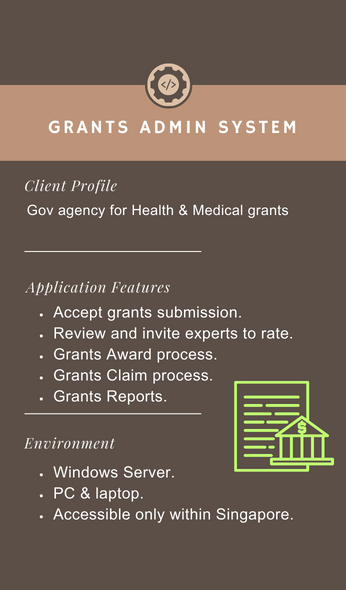 Grants Review and Approval System
